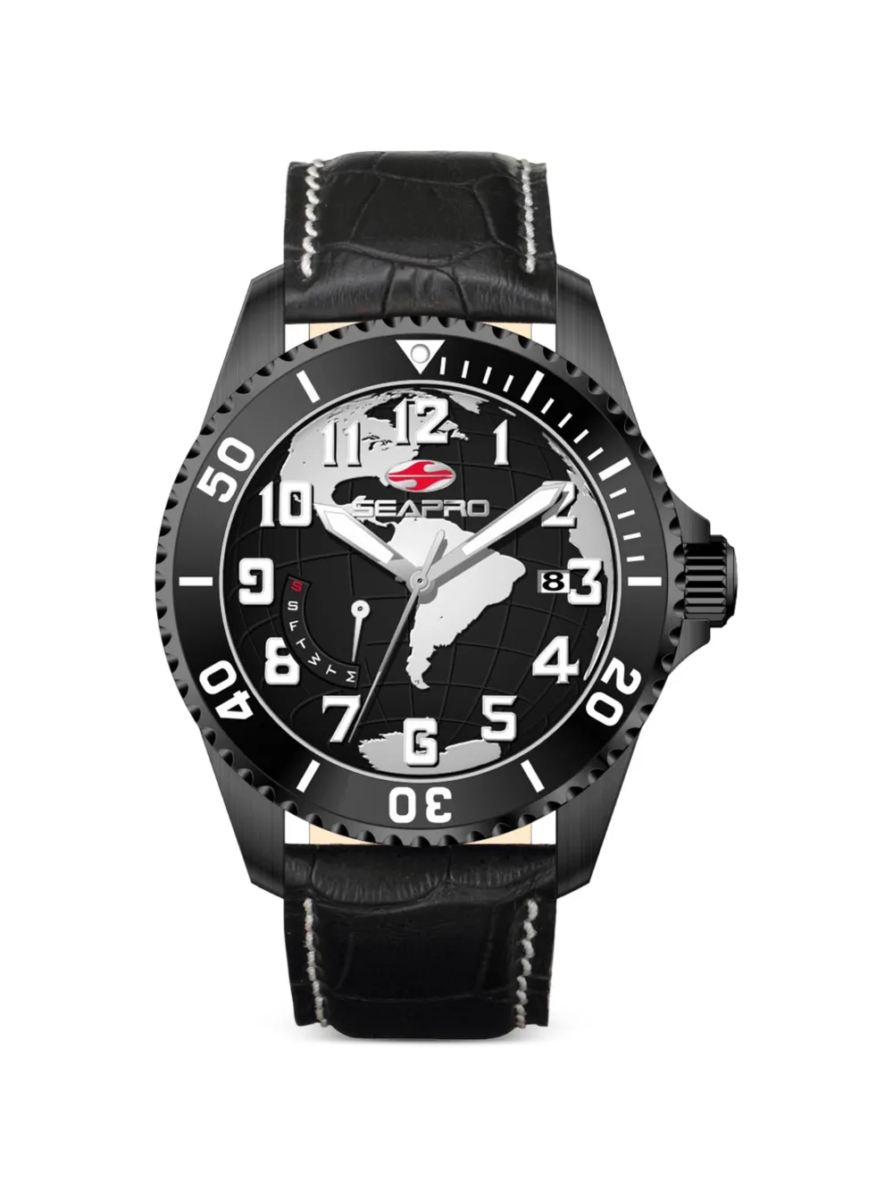 SEAPRO Voyager 42mm watch - Nero