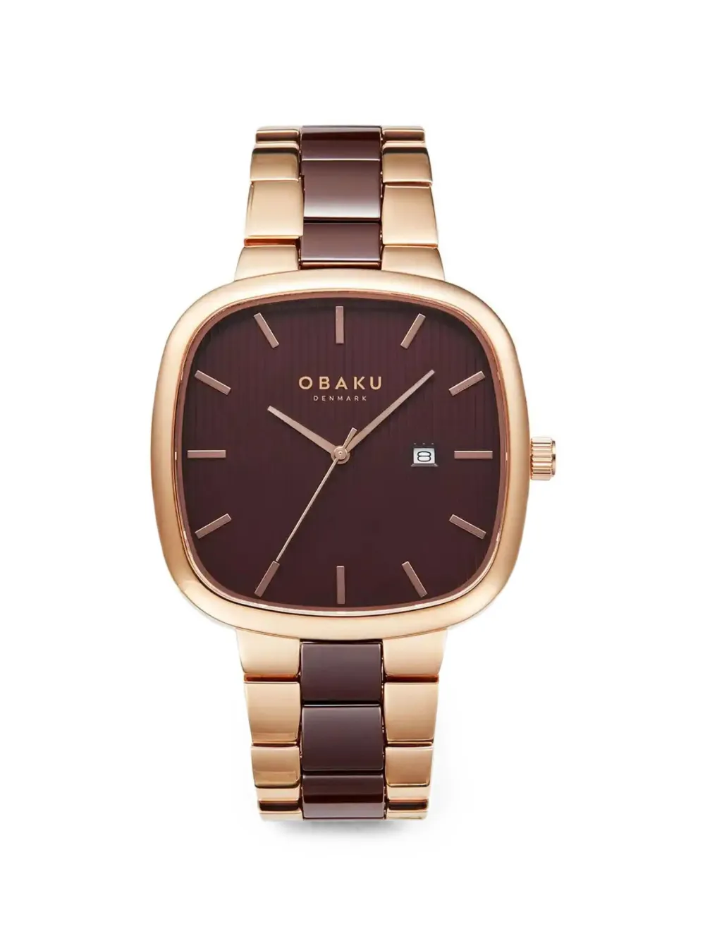 OBAKU Timian 42mm watch - Marrone
