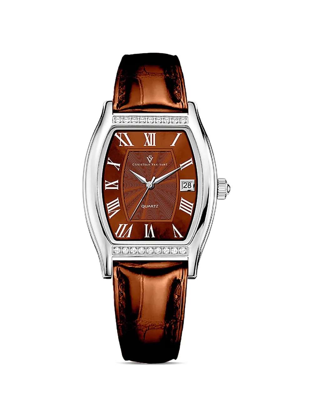 CHRISTIAN VAN SANT Gemma 34mm watch - Marrone