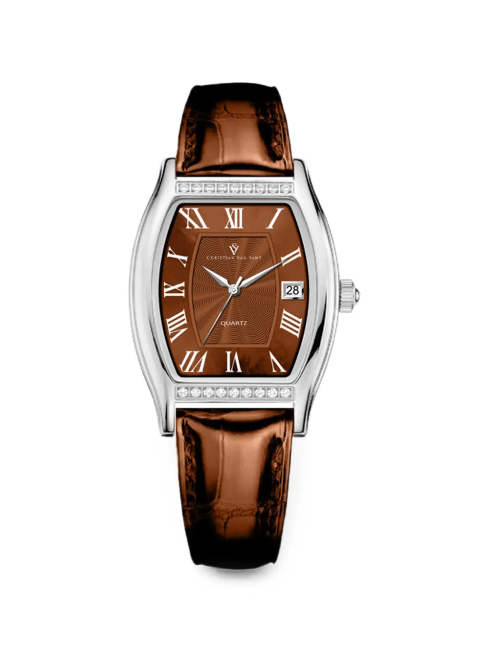 CHRISTIAN VAN SANT Gemma 34mm watch - Marrone