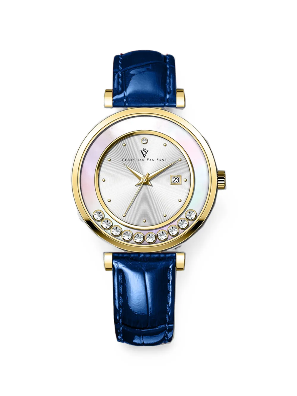 CHRISTIAN VAN SANT Bria 40mm watch - Argento