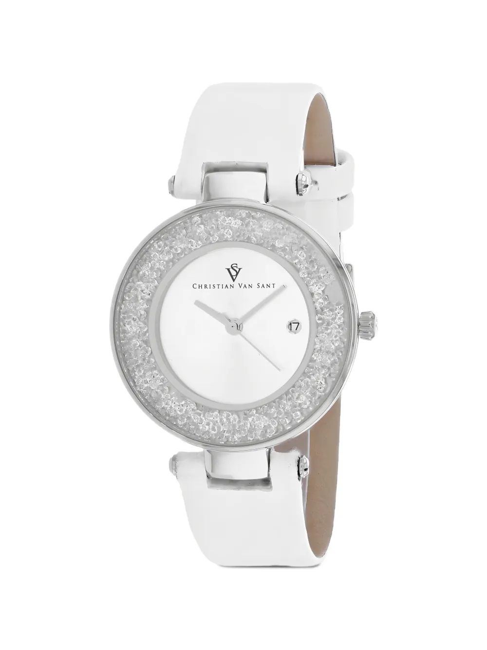 CHRISTIAN VAN SANT Dazzle 34mm watch - Argento