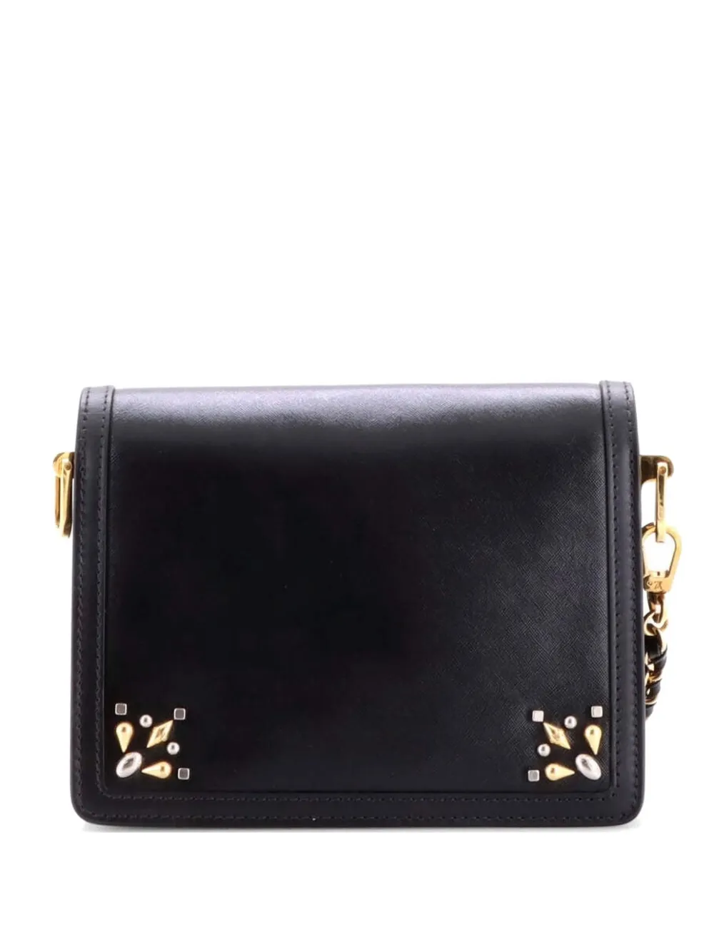 Louis Vuitton Pre-Owned Dauphine Studded Leather Mini shoulder bag - Nero