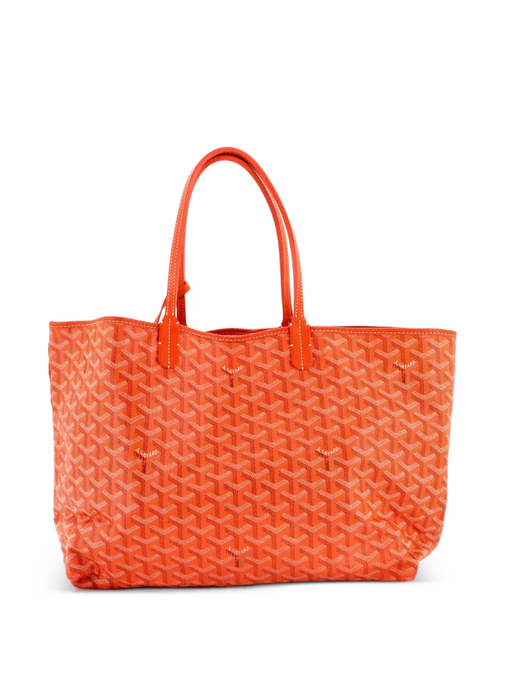 Goyard Pre-Owned Borsa tote Saint Louis PM in tela cerata - Arancione