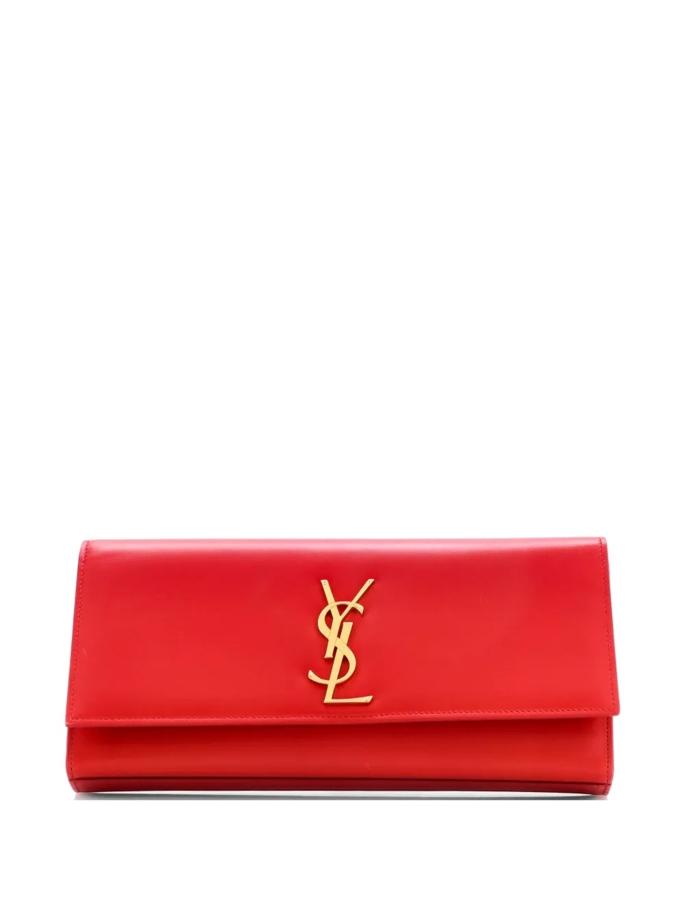 Saint Laurent Pre-Owned Classic Monogram Leather Long clutch bag - Rot