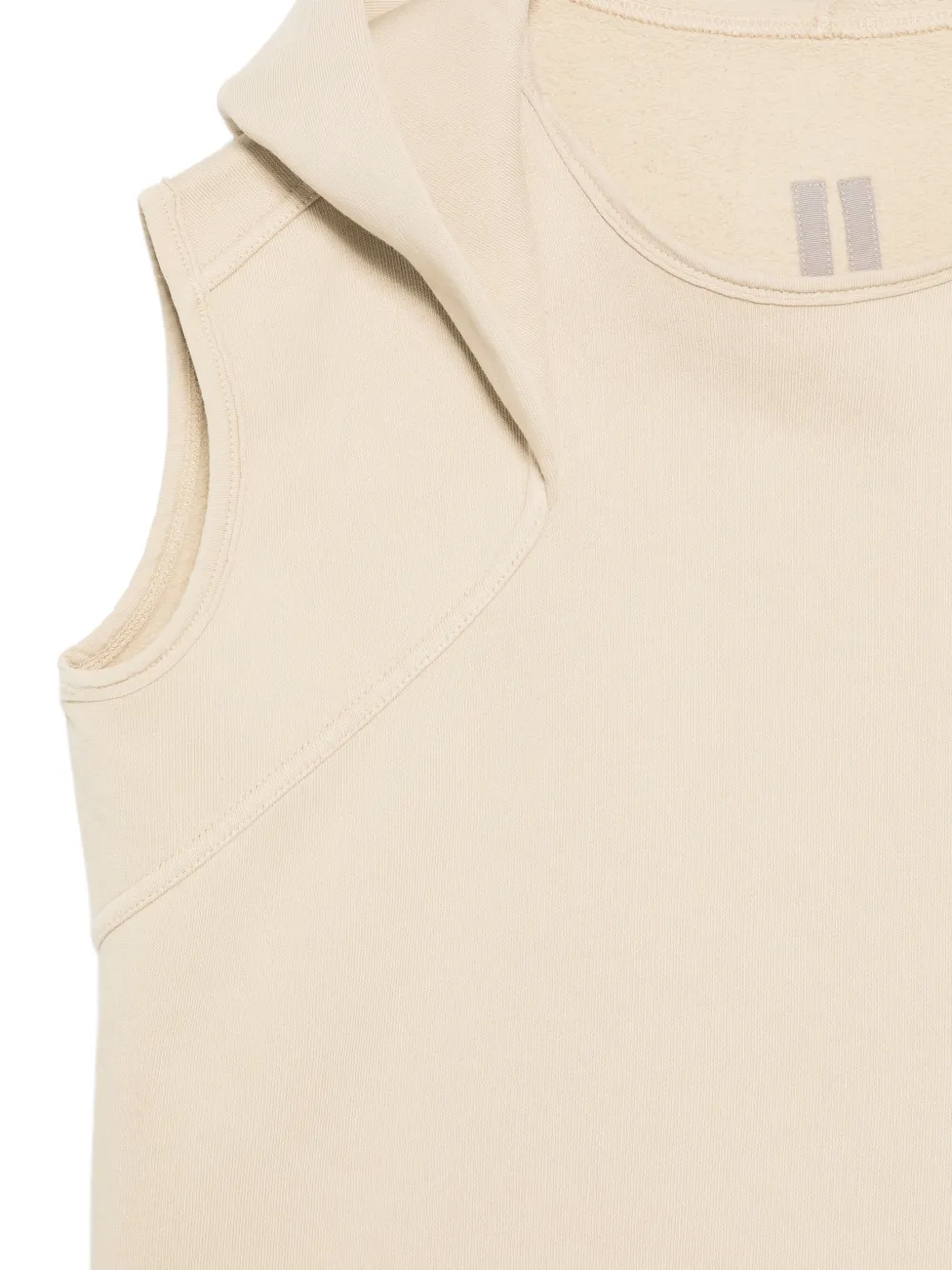 Rick Owens Kids Bodywarmer met capuchon Beige