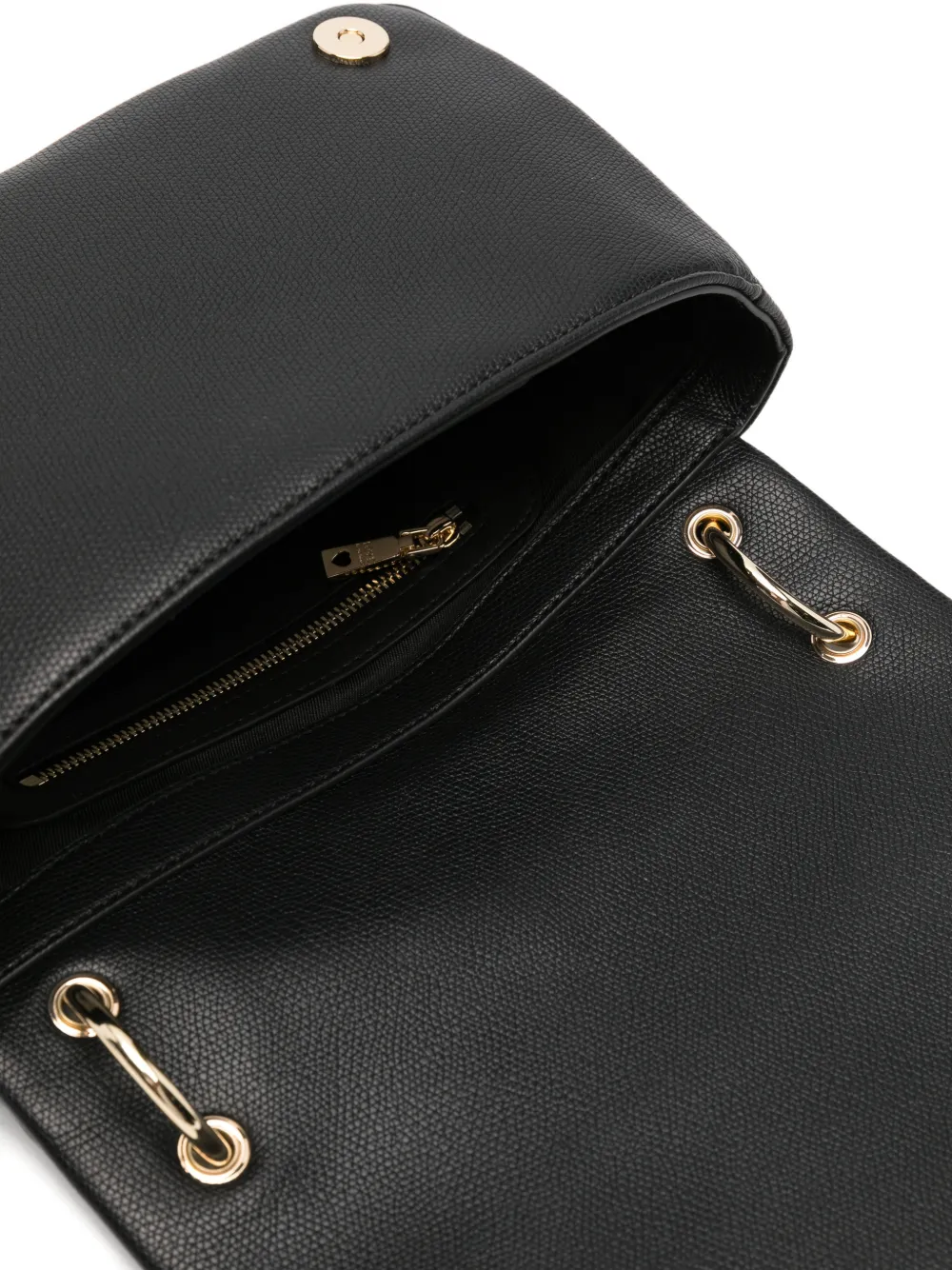 Love Moschino Schoudertas met logoplakkaat Zwart