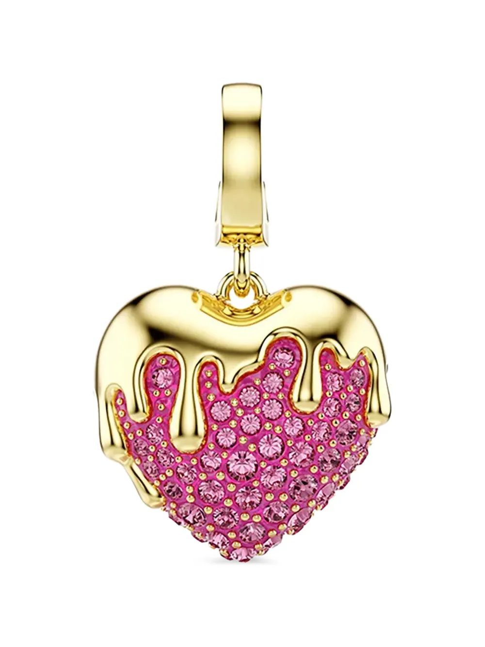 Swarovski Pendente a cuore Idyllia con cristalli - Oro