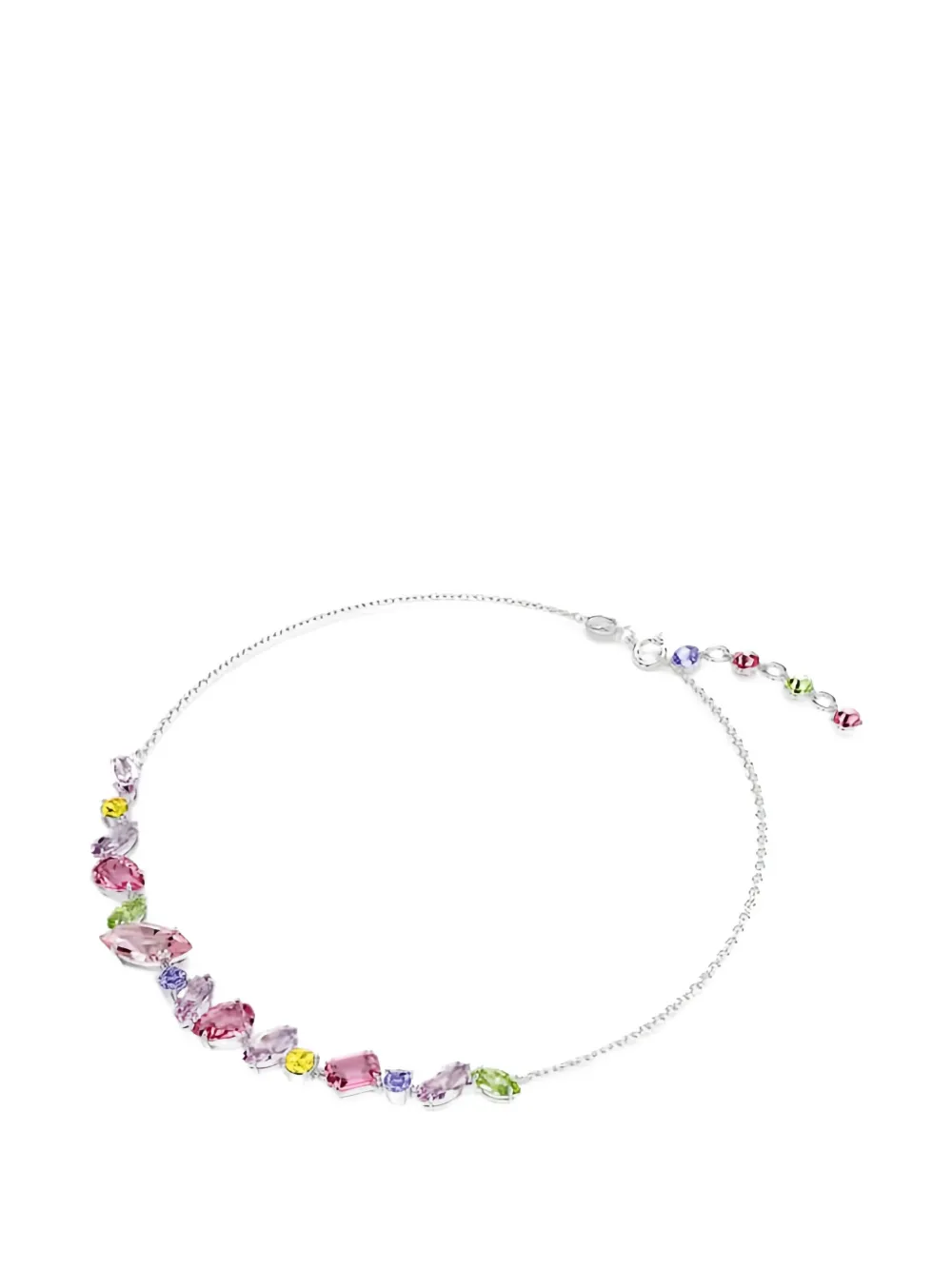 Swarovski crystal-embellished necklace - Argento