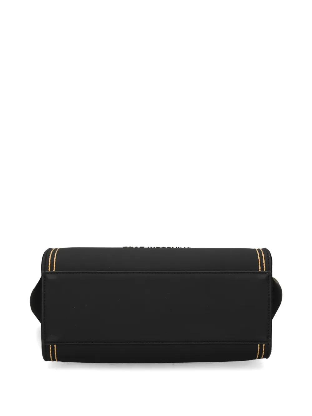 Love Moschino Shopper met stiksel en logoplakkaat Zwart