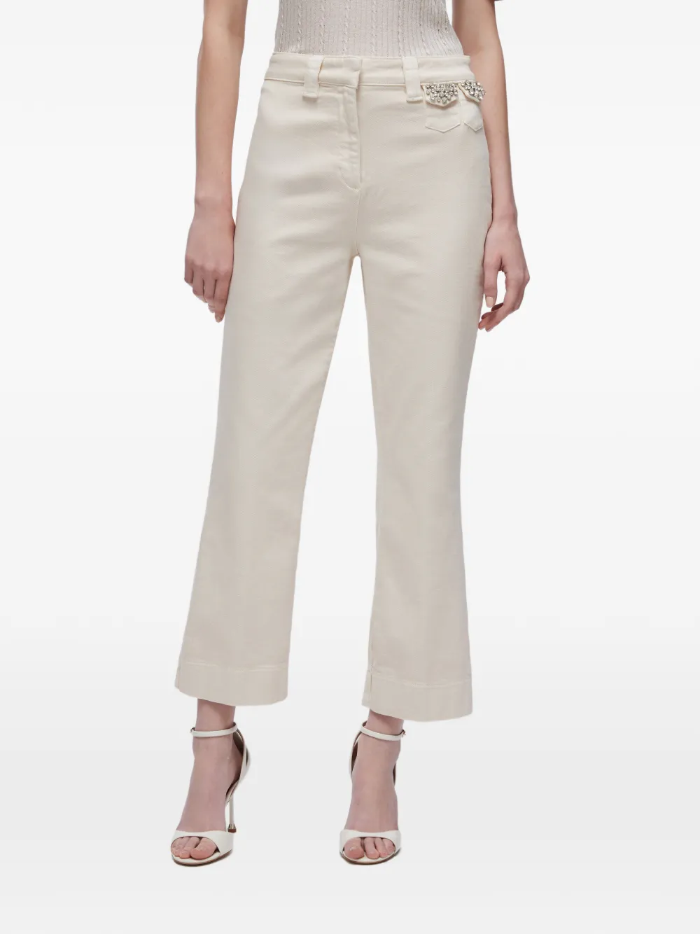LIU JO Cropped broek Beige