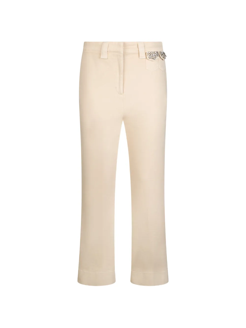 LIU JO mid-rise cropped trousers - Toni neutri