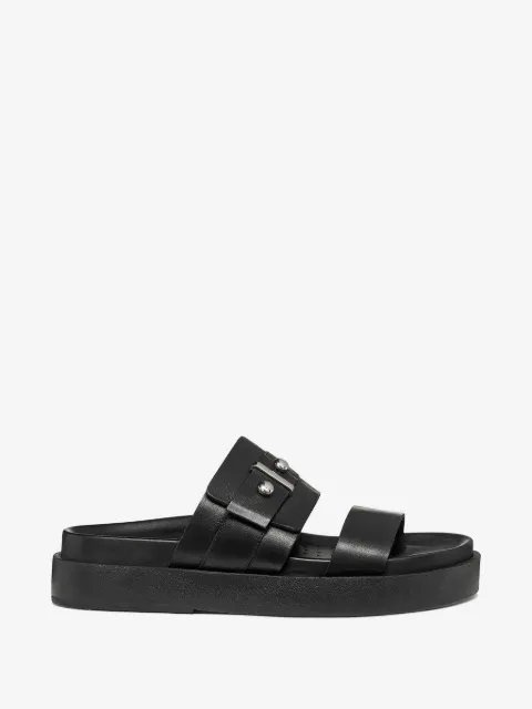 Geox Adelash H buckle-detail platform slides