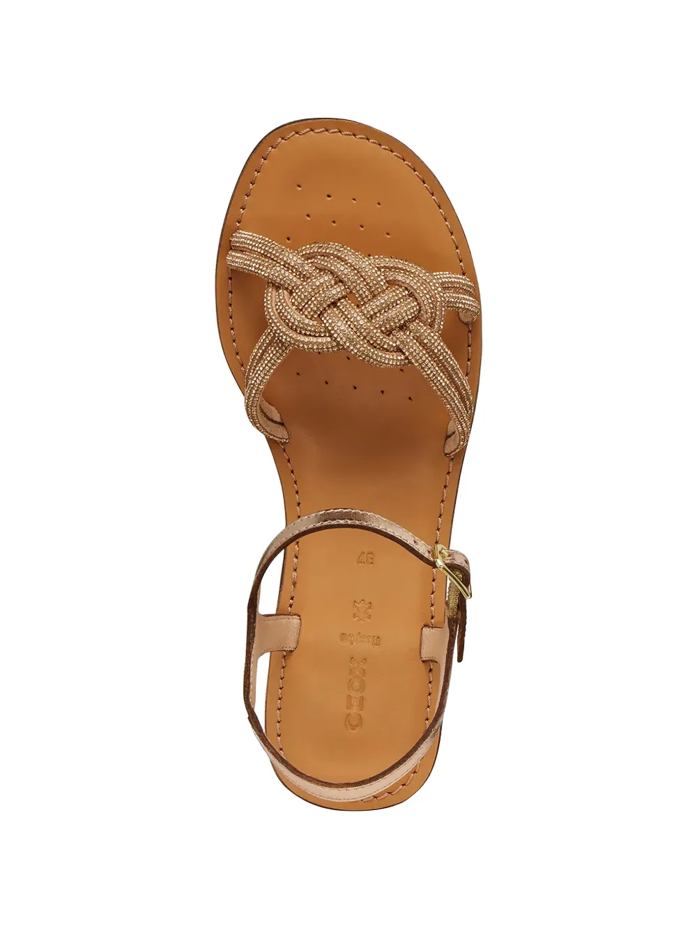 Geox Maddalusia C knotted sandals Goud
