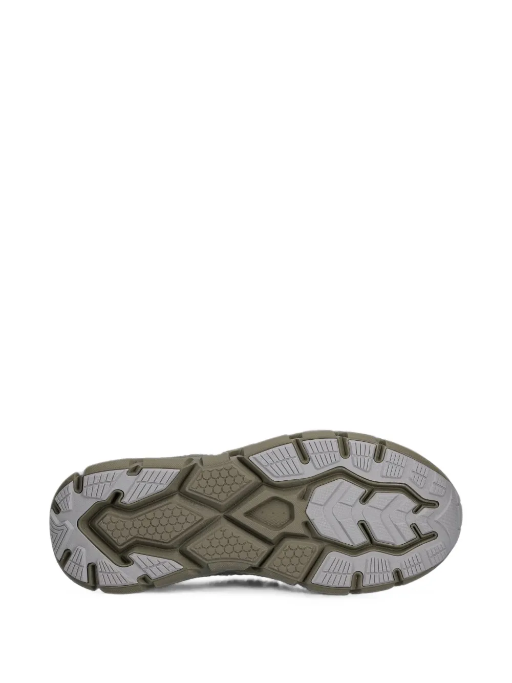 Iceberg ICB-One mesh-panelled logo-print sneakers Groen