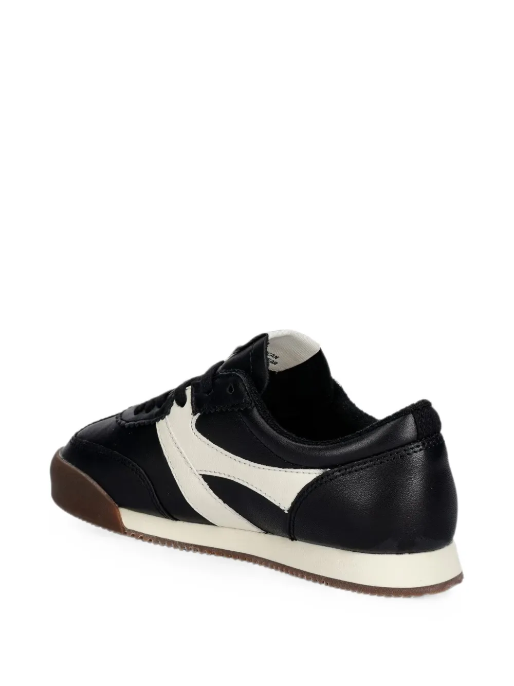 Gant logo-patch panelled sneakers Zwart