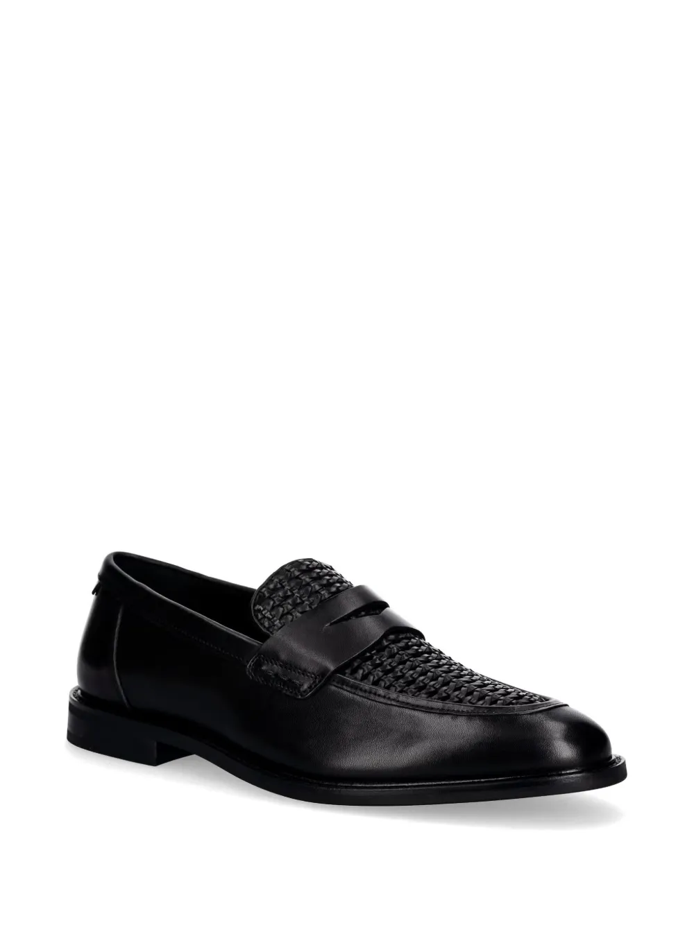 Gant Lozham leather loafers Zwart