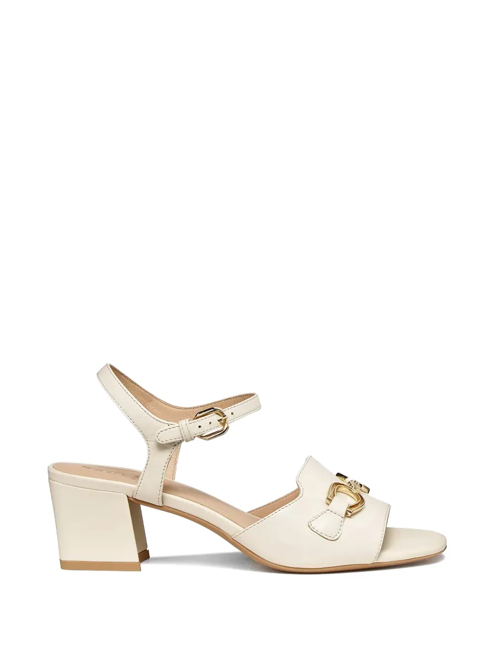 Geox horsebit-detail buckled sandals Beige