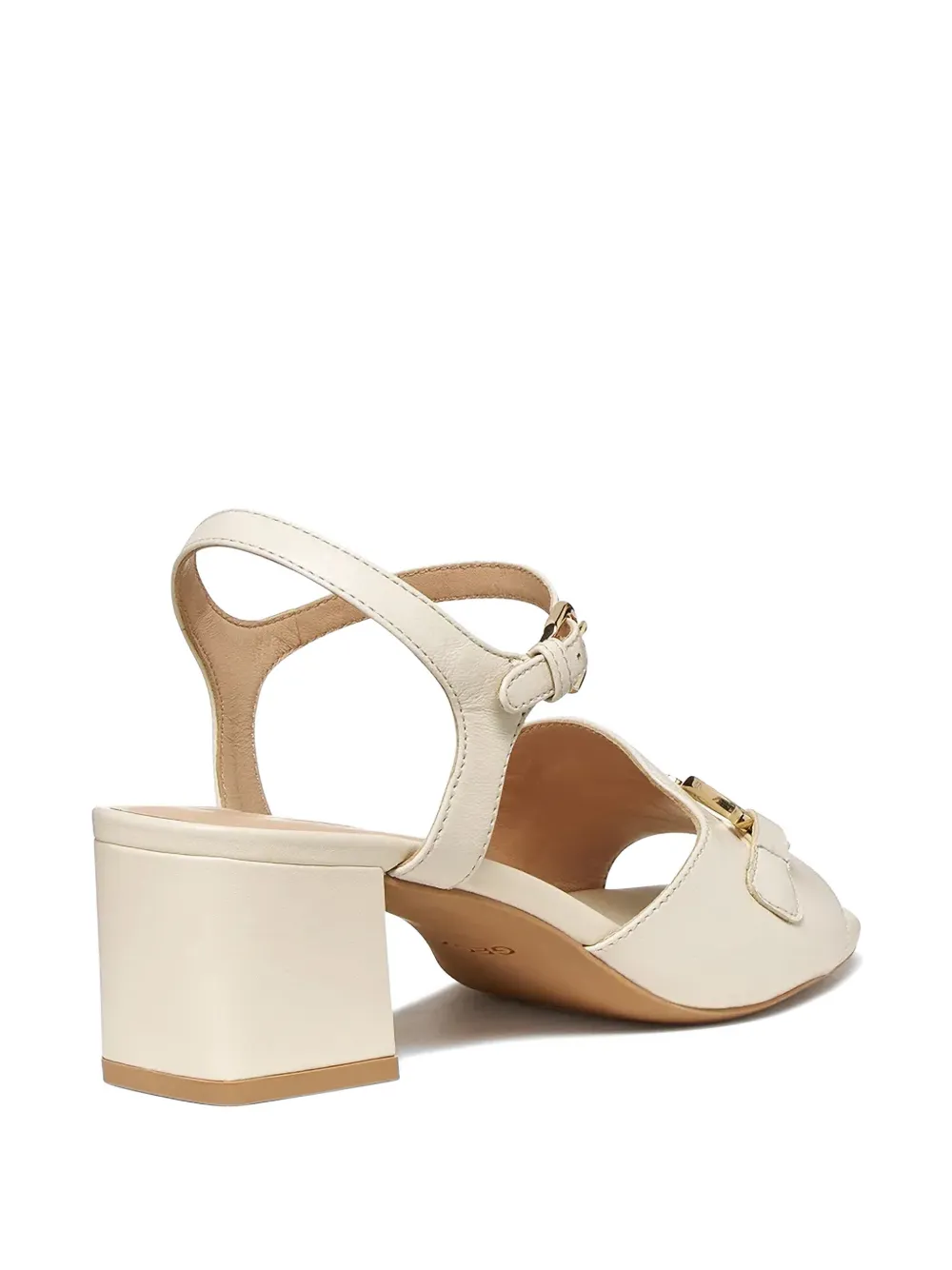 Geox horsebit-detail buckled sandals Beige