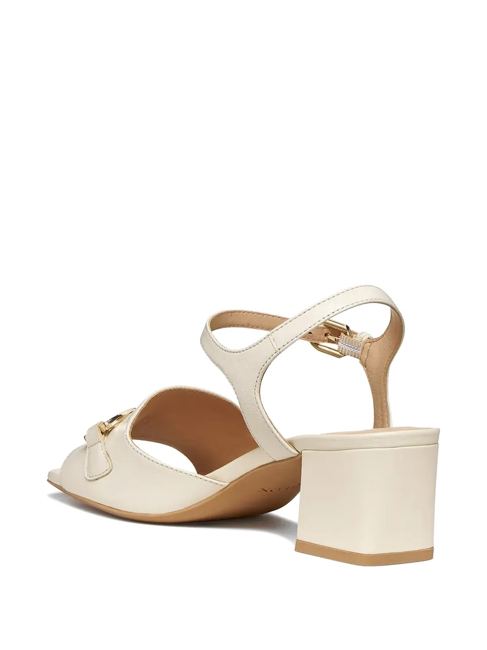 Geox horsebit-detail buckled sandals Beige