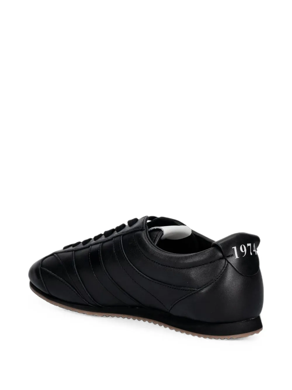 Iceberg logo-print panelled sneakers Zwart