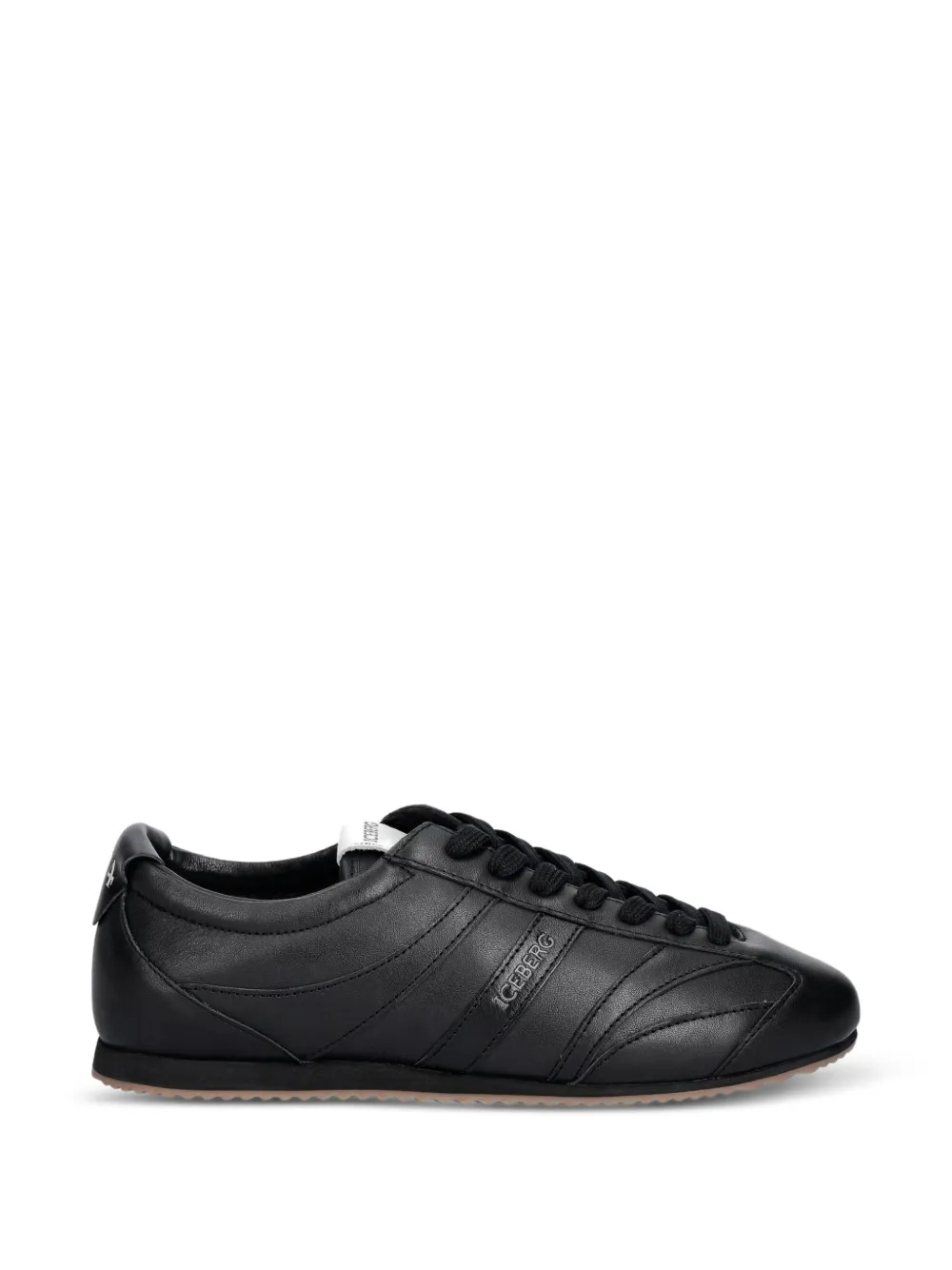 Iceberg logo-print panelled sneakers - Nero