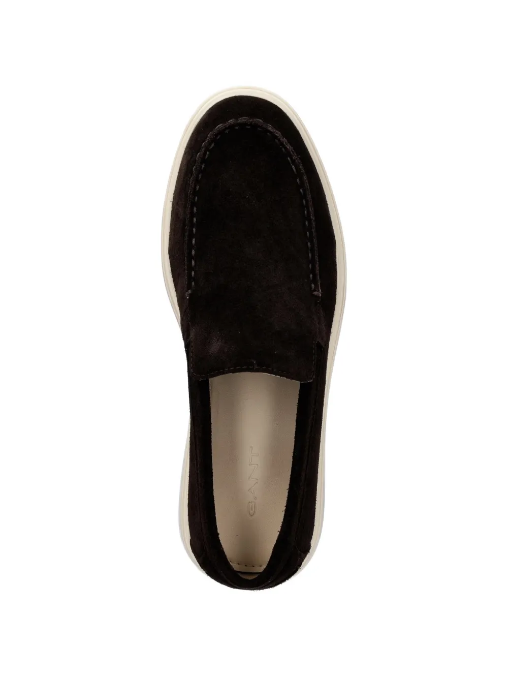 Gant suede slip-on loafers Bruin