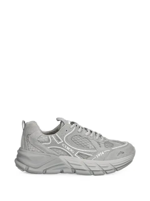 Iceberg panelled mesh sneakers