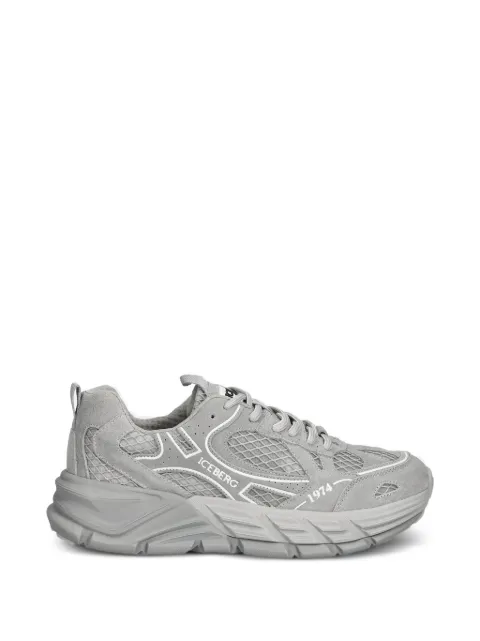 Iceberg panelled mesh sneakers