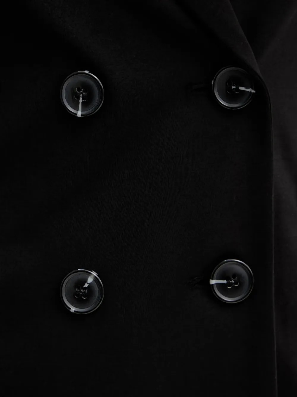 Silvian Heach Fastise blazer met dubbele rij knopen en puntige revers Zwart
