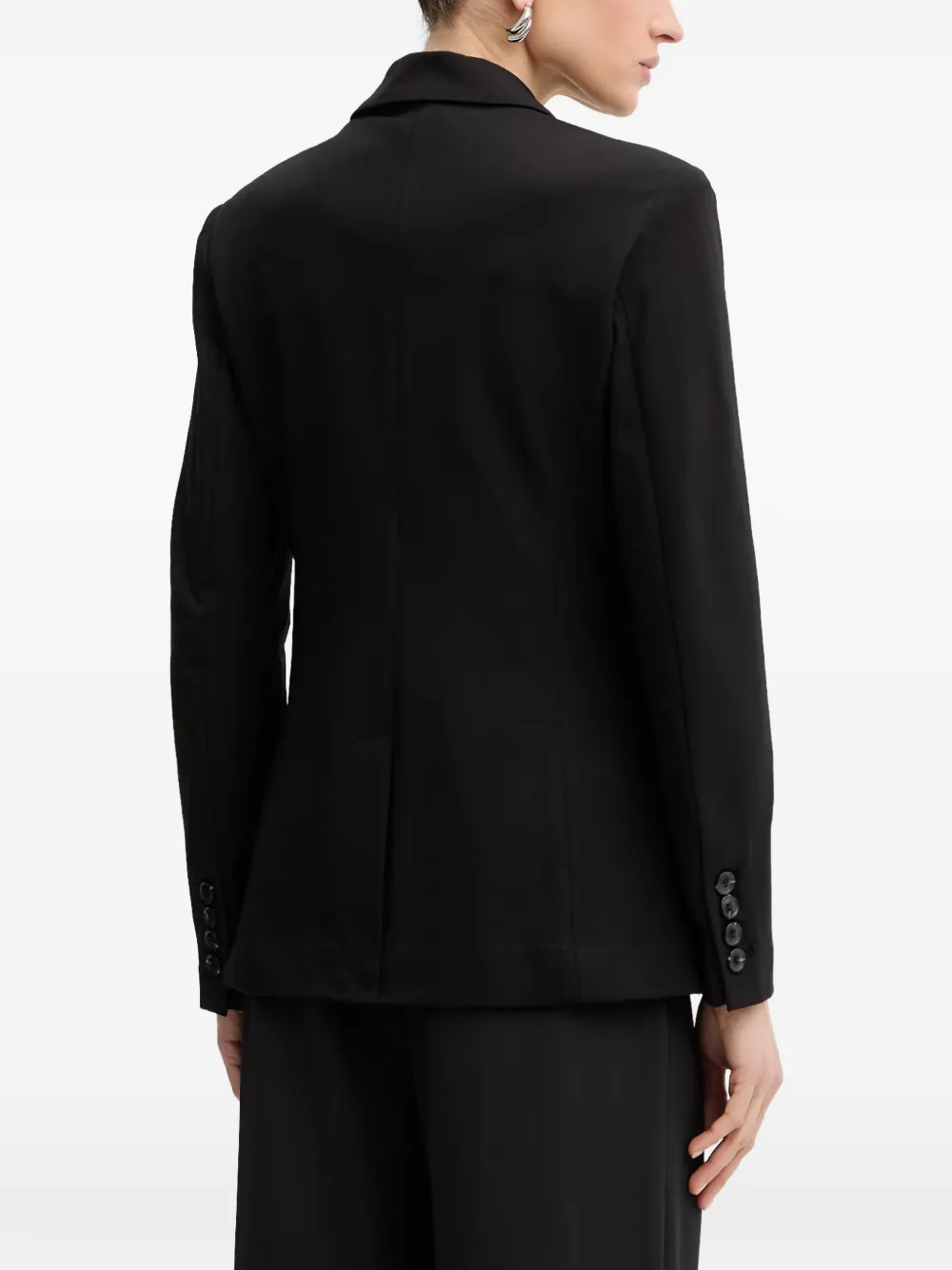 Silvian Heach Fastise blazer met dubbele rij knopen en puntige revers Zwart