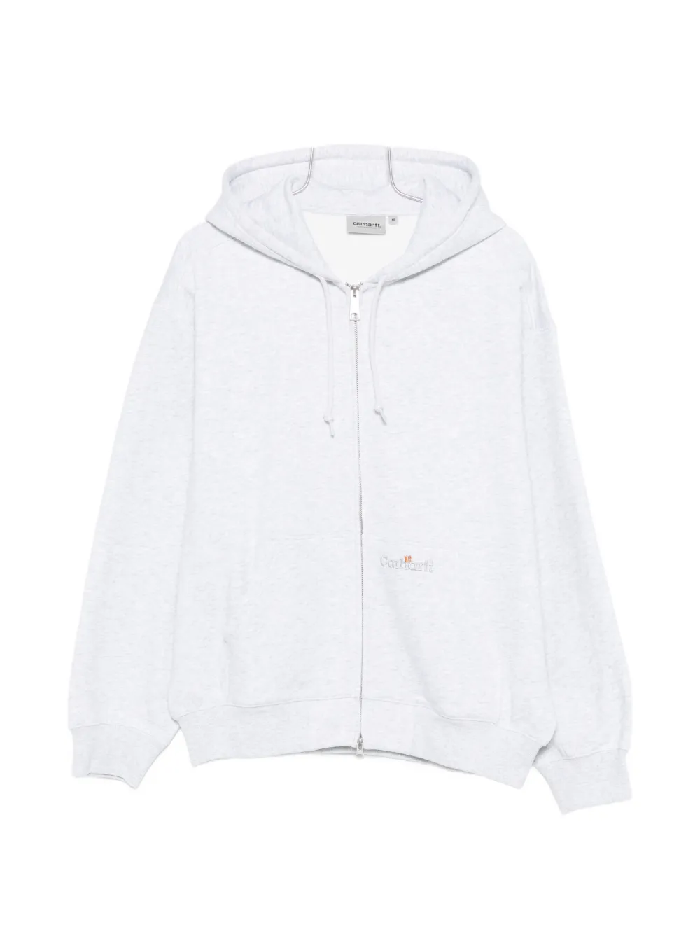 Carhartt WIP logo-embroidered zip-up hoodie - Grigio