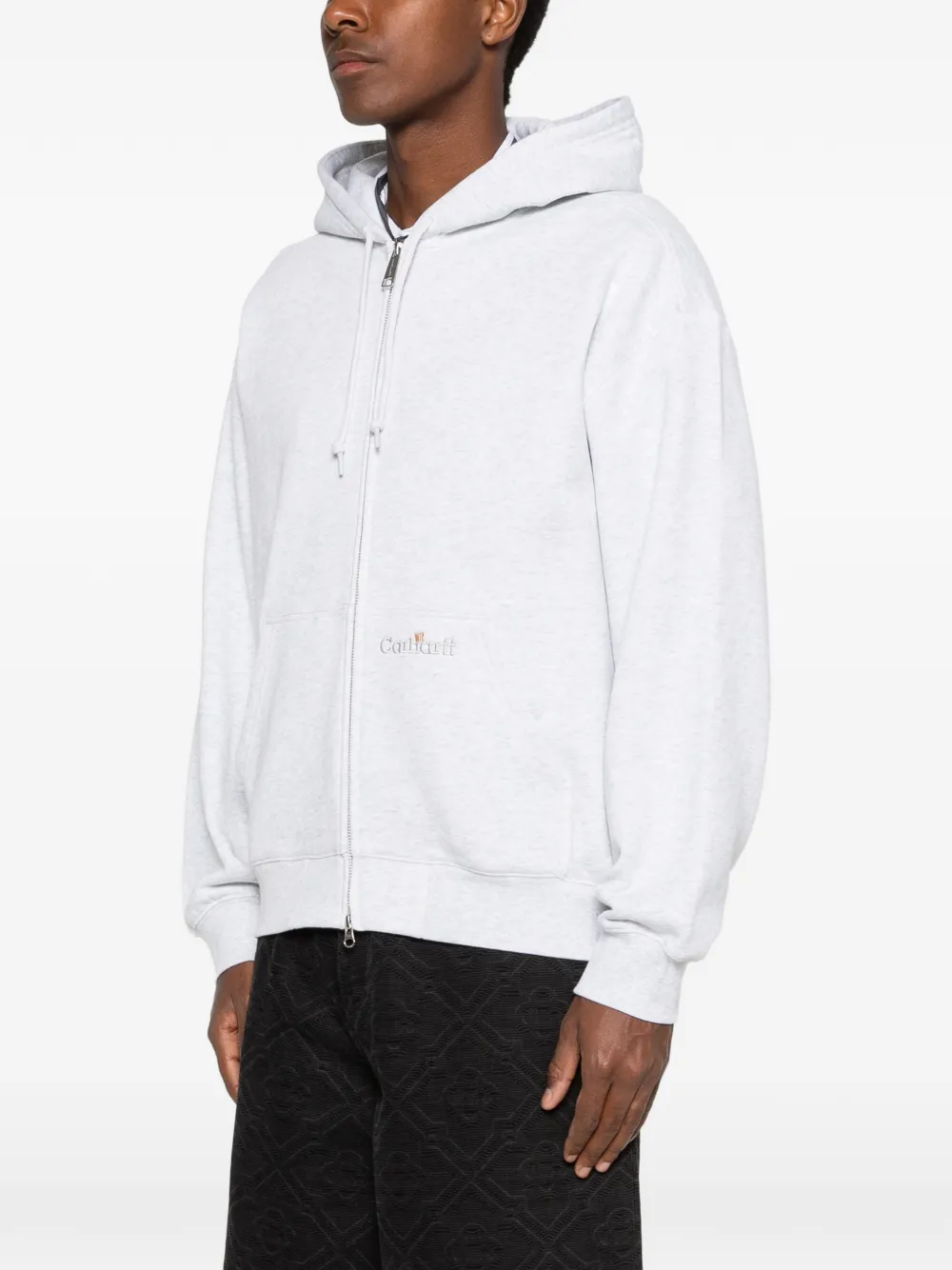 Carhartt WIP Hoodie met geborduurd logo Grijs