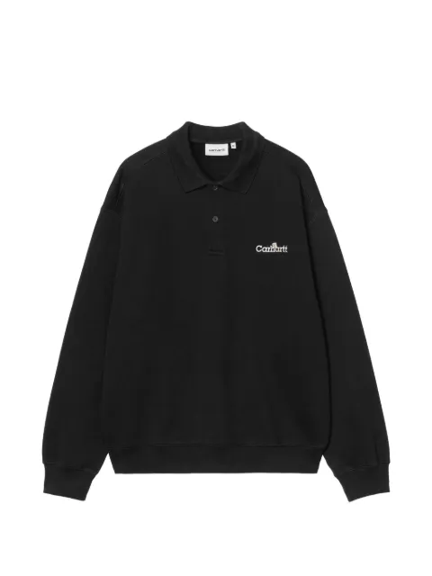 Carhartt WIP langærmet WIP Label polo med broderet logo
