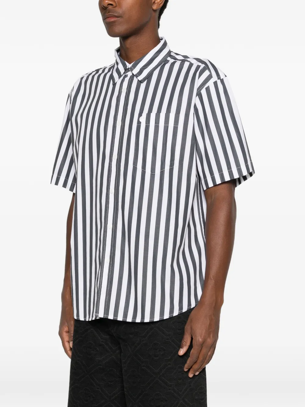 Carhartt WIP Royce overhemd met korte mouwen Zwart