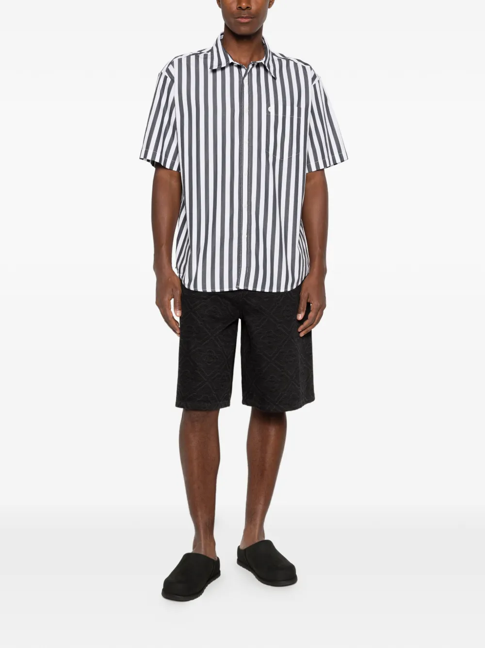 Carhartt WIP Royce overhemd met korte mouwen Zwart