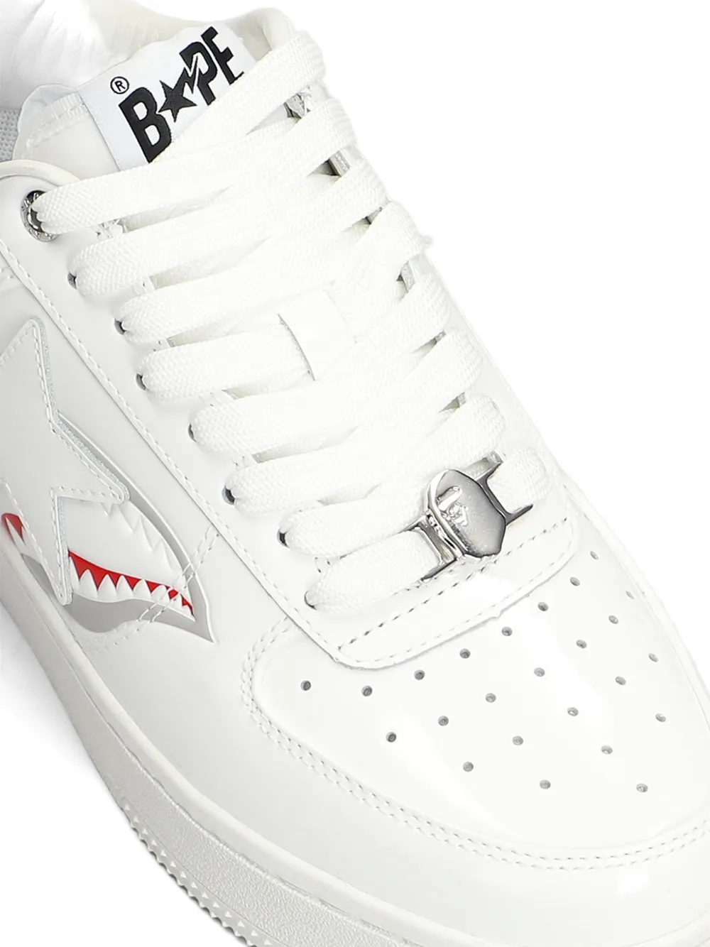 A BATHING APE Bape STA™ Shark sneakers Wit