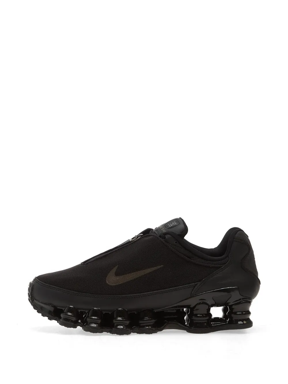 Nike Shox TL zip logo sneakers Zwart