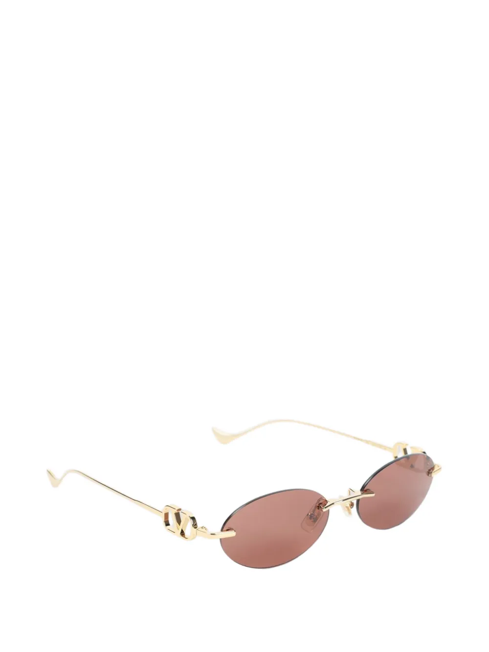 VALENTINO GARAVANI EYEWEAR VLogo Signature zonnebril zonder montuur Goud
