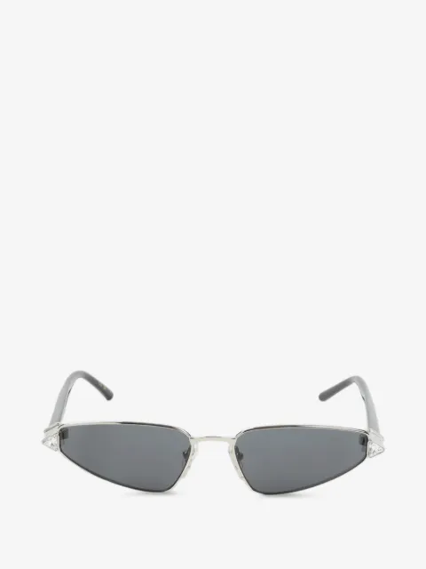 VALENTINO GARAVANI EYEWEAR crystal-embellished geometric-frame sunglasses