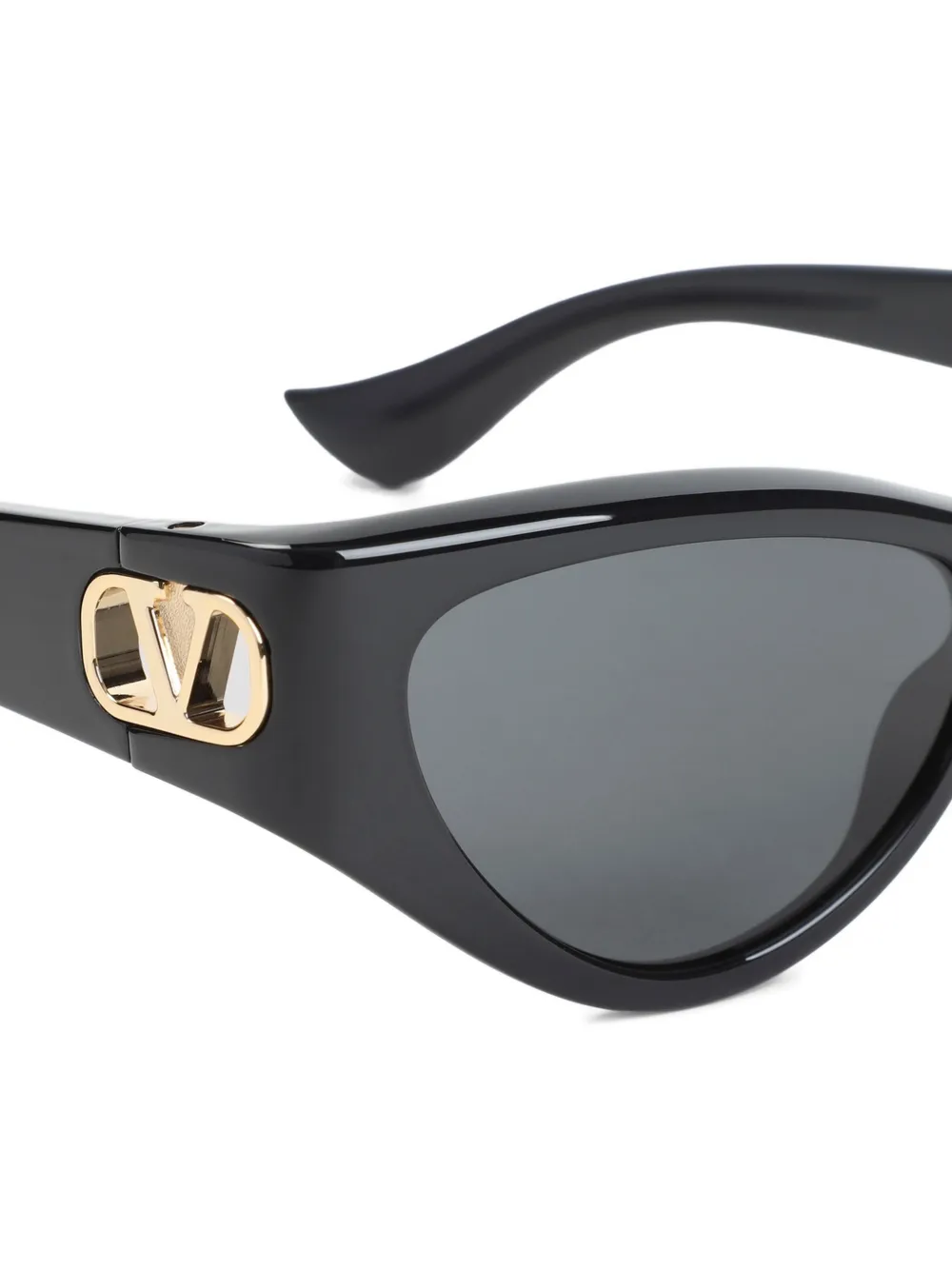VALENTINO GARAVANI EYEWEAR VLOGO zonnebril met cat-eye montuur Zwart