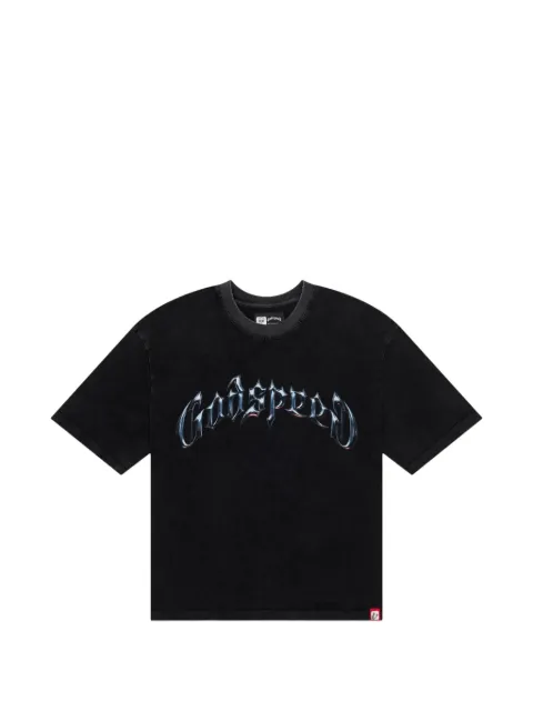 GODSPEED logo-print washed t-shirt