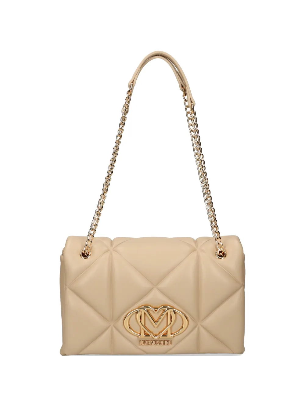 Love Moschino quilted chain-strap shoulder bag - Toni neutri