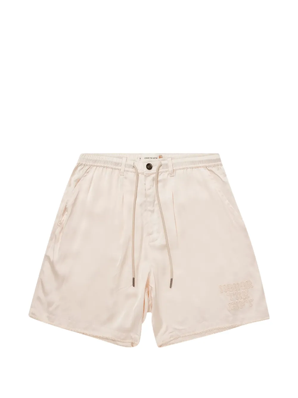 Honor The Gift blanket-stitch shorts - Toni neutri