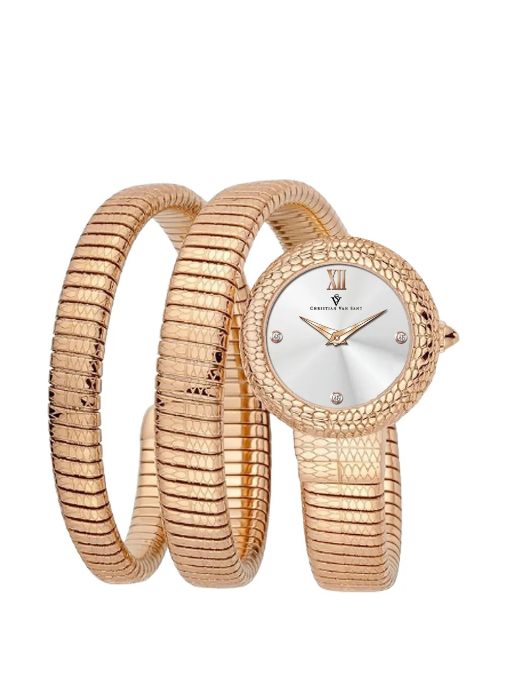 CHRISTIAN VAN SANT Naga 28mm watch - Argento