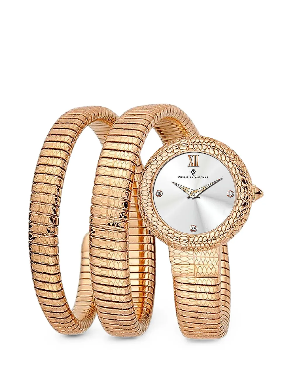CHRISTIAN VAN SANT Naga 28mm watch - Argento