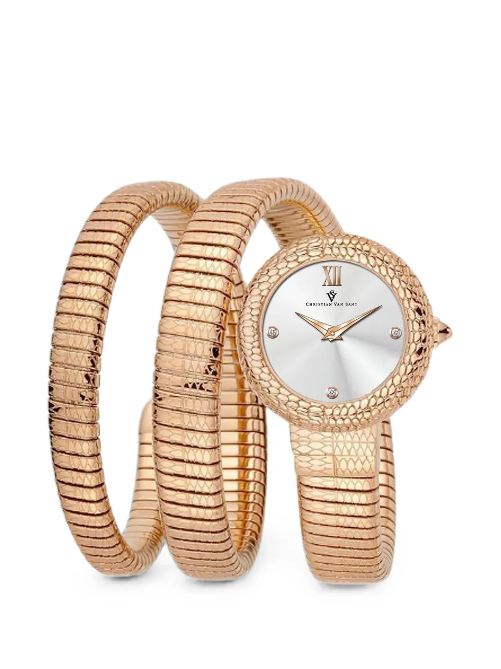 CHRISTIAN VAN SANT Naga 28mm watch - Argento