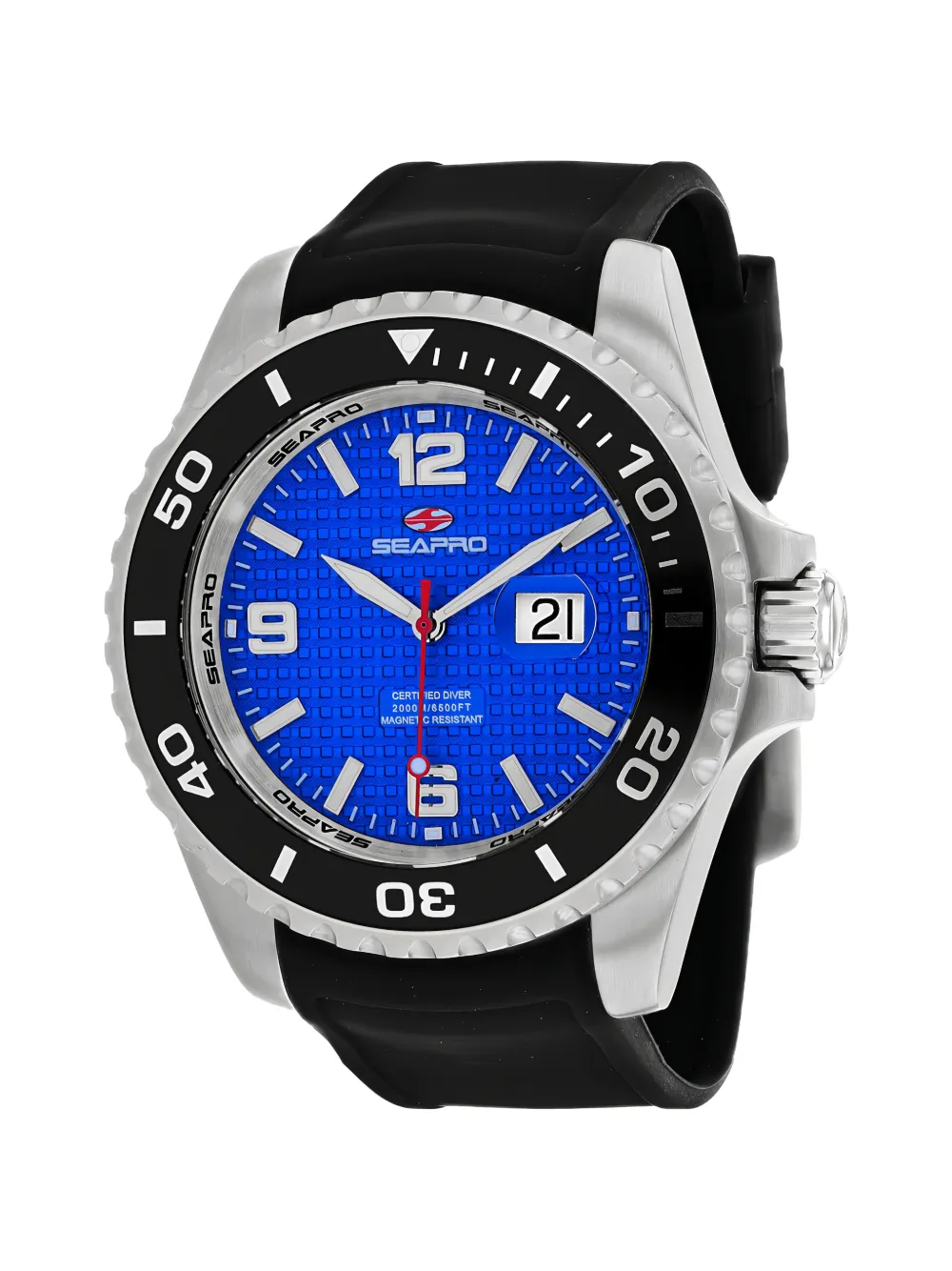 SEAPRO Abyss diver 44mm watch - Blu