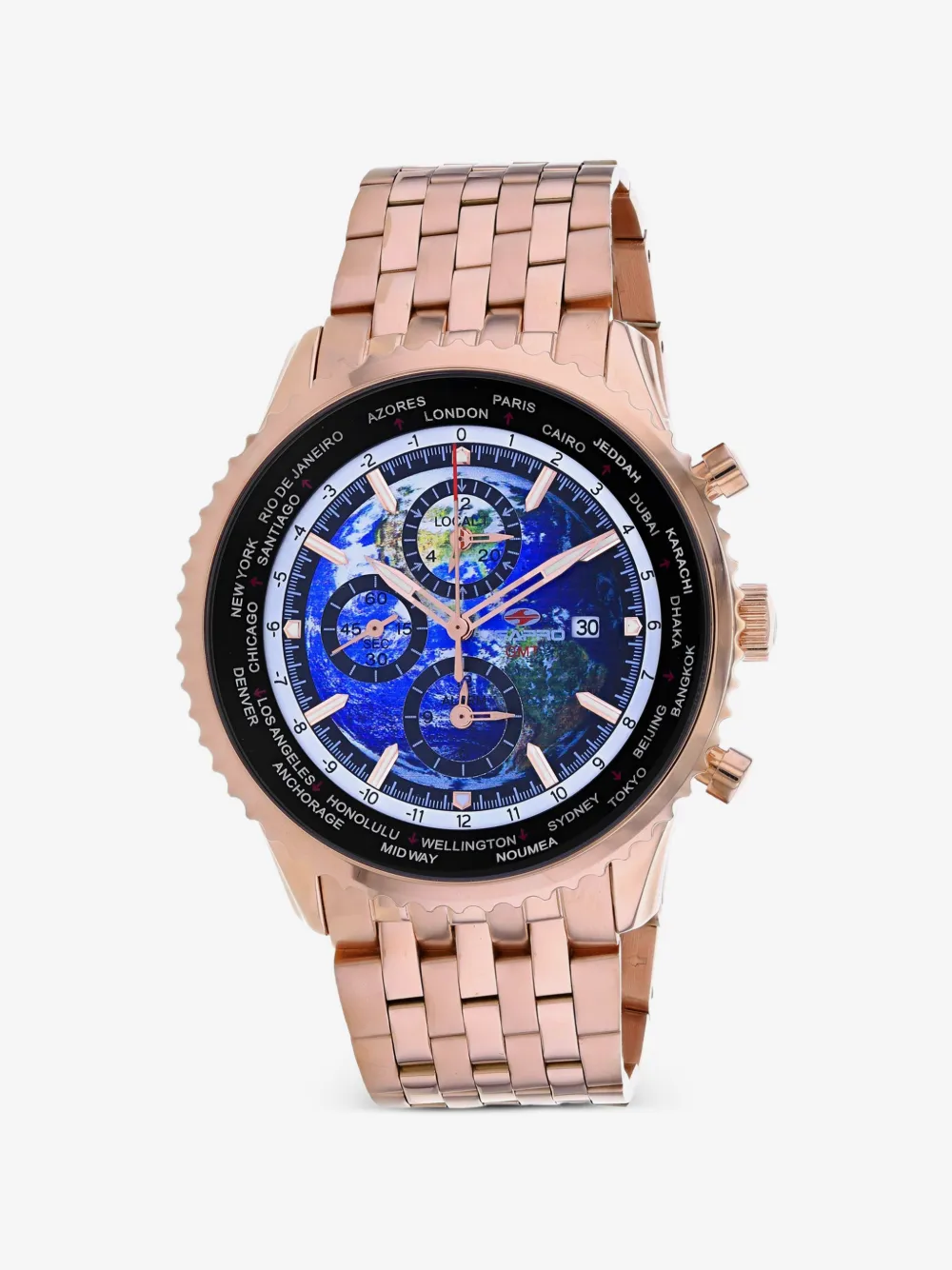 SEAPRO Meridian World Timer GMT 47mm watch | Blue | Image 1