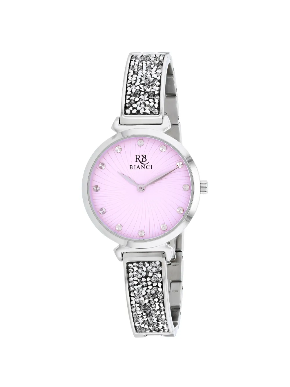 Roberto Bianci Billare crystal-embellished 34mm watch - Rosa